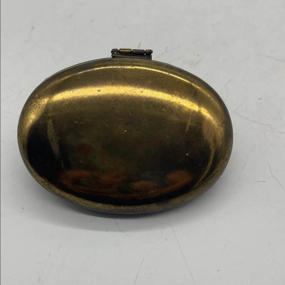 Vintage Gold Compact/Trinket